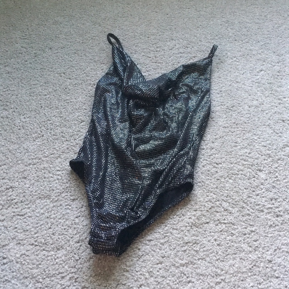 Nasty Gal Glow Getter glitter bodysuit